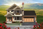 Farmhouse Plan Front of Home - Dixie Valley Country Home 051D-0786 - Search House Plans and More