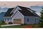 English Cottage House Plan Rear Photo 01 - Kensley Rustic Craftsman Home 051D-0819 - Search House Plans and More