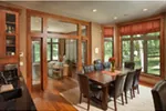 Mountain House Plan Dining Room Photo 01 - Owen Point Craftsman Home 051D-0915 - Shop House Plans and More