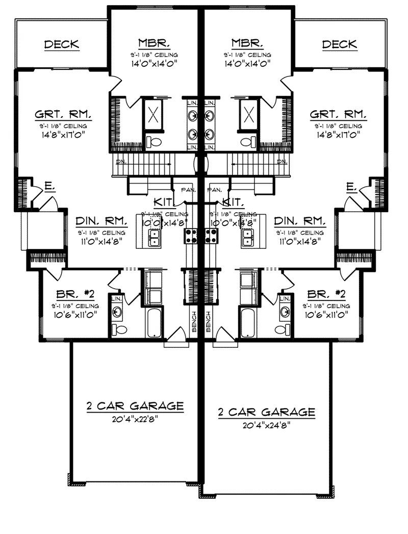 Traditional House Plan First Floor - 051D-0966 - Shop House Plans and More