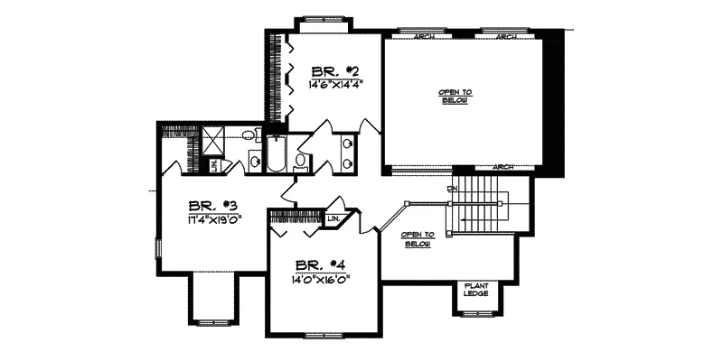 Luxury House Plan Second Floor - Lily Lake Luxury Home 051S-0023 - Shop House Plans and More