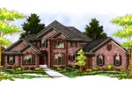 Southern House Plan Front Image - Broxtowe Luxury Home 051S-0031 - Search House Plans and More