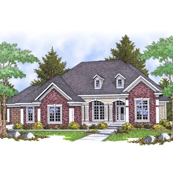 Rafferty Luxury Ranch Home Plan 051S-0068 - Shop House Plans and More