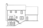 Country House Plan Rear Elevation - Ethel Modern Farmhouse Home 052D-0108 - Search House Plans and More