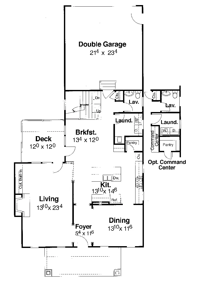 Country House Plan First Floor - Salt Point Country Home 052D-0114 - Shop House Plans and More