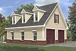 Ranch House Plan Front of House 052D-0134
