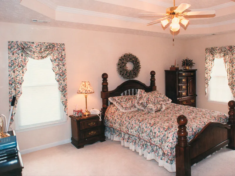 Georgian House Plan Bedroom Photo 01 - Westbriar Traditional Home 053D-0020 - Shop House Plans and More