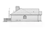 Traditional House Plan Left Elevation - Dorset Park Ranch Home 053D-0044 - Search House Plans and More