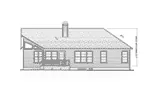 Traditional House Plan Rear Elevation - Dorset Park Ranch Home 053D-0044 - Search House Plans and More