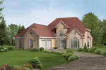 Elegant Two-Story Stucco Home With Great Curb Appeal And Side Entry Garage