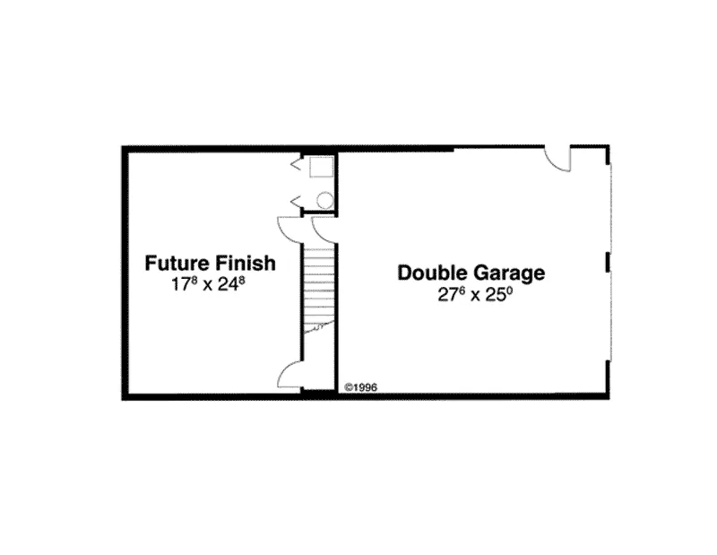Country House Plan Lower Level Floor - Fairfield Country Home 053D-0061 - Search House Plans and More