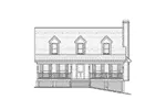 Country House Plan Front Elevation - 053D-0064 - Shop House Plans and More