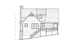 Country House Plan Rear Elevation - 053D-0064 - Shop House Plans and More