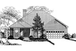 Ranch House Plan Front Image of House - Fennimore Ranch Home 055D-0002 - Search House Plans and More