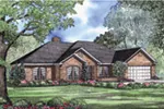 Traditional House Plan Front Image - Chelmsford Trail Ranch Home 055D-0030 - Search House Plans and More