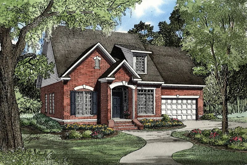 Traditional House Plan Front Image - Boden Traditional Home 055D-0042 - Search House Plans and More