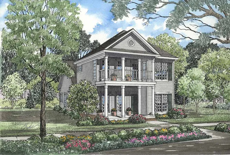 Plantation Style Home With Double Covered Front Porches