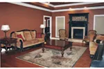 Traditional House Plan Great Room Photo 02 - Eckhert Luxury Traditional Home 055D-0104 - Search House Plans and More