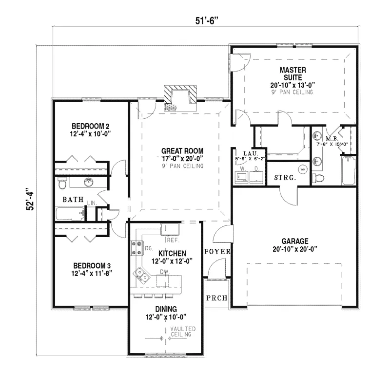 Traditional House Plan First Floor - Moline Creek Rustic Home 055D-0147 - Shop House Plans and More