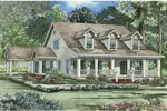 Farmhouse Plan Front Image - Morwenna Country Home 055D-0198 - Shop House Plans and More
