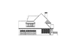 Luxury House Plan Right Elevation - Denbeigh Traditional Home 055D-0202 - Search House Plans and More