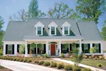 Southern Style House With Sweeping Covered Front Porch