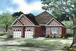 Traditional House Plan Front Image - Britton Ranch Home 055D-0288 - Search House Plans and More