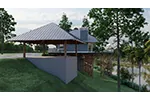Contemporary House Plan Side View Photo - Rylee Modern Home 055D-0308 - Shop House Plans and More