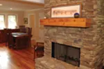 Lowcountry House Plan Fireplace Photo 01 - Kirkland Hollow Bungalow Home 055D-0350 - Search House Plans and More