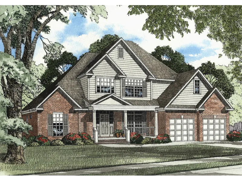 Country House Plan Front Image - Ambrosia Country Home 055D-0469 - Search House Plans and More