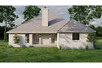 Contemporary House Plan Rear Photo 01 - Colona Ranch Home 055D-0490 - Search House Plans and More