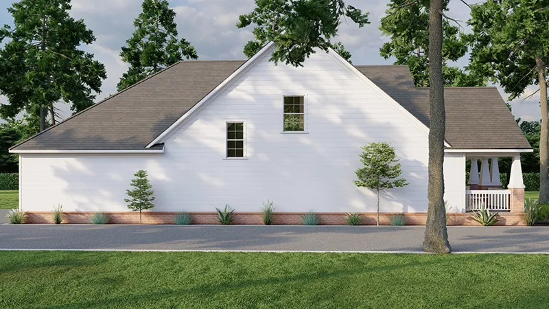 Farmhouse Plan Side View Photo 01 - Summit View Tudor Home 055D-0526 - Shop House Plans and More