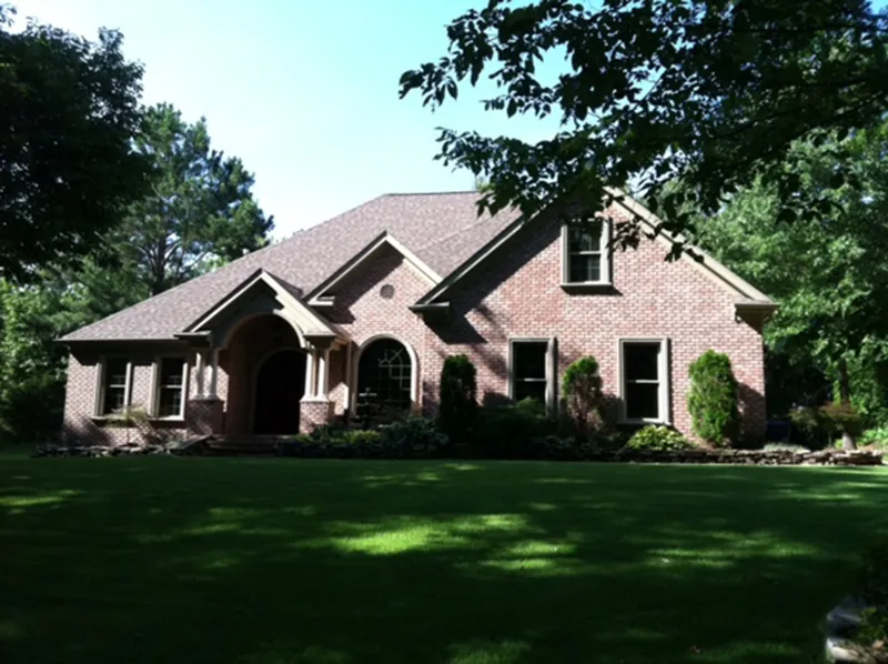 Brick Ranch House With Raised Entry And Great Curb Appeal