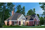 English Cottage House Plan Front Photo 02 - Ravensbrook English Ranch Home 055D-0596 - Shop House Plans and More