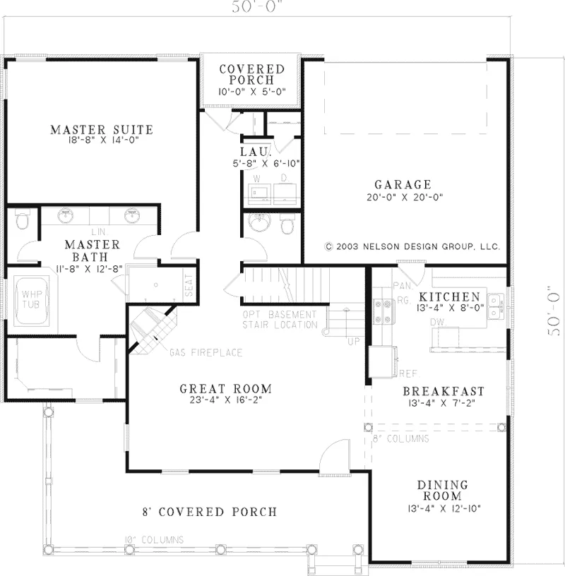Traditional House Plan First Floor - Coriander Country Home 055D-0617 - Search House Plans and More