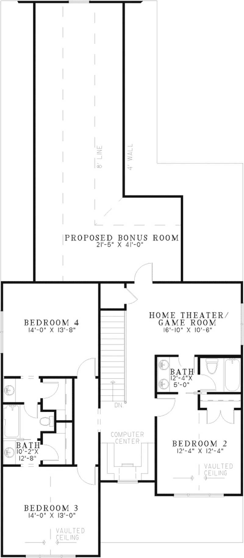 Victorian House Plan Second Floor - Gastineau Victorian Country Home 055D-0655 - Search House Plans and More