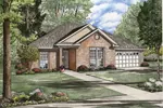 Great Simple Style Ranch House With Front Loading Garage