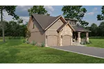 Craftsman House Plan Front Photo 01 - Spring Gate Rustic Home 055D-0685 - Shop House Plans and More