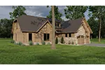 Cabin & Cottage House Plan Front Photo 01 - Towerwood Rustic Log Home 055D-0686 - Shop House Plans and More