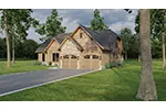 Cabin & Cottage House Plan Front Photo 02 - Towerwood Rustic Log Home 055D-0686 - Shop House Plans and More