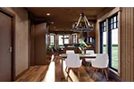 Contemporary House Plan Kitchen Photo 03 - Towerwood Rustic Log Home 055D-0686 - Shop House Plans and More
