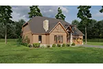 Bungalow House Plan Front Photo 01 - Eathan Rustic Log Home 055D-0687 - Search House Plans and More