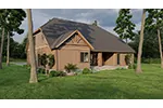 Bungalow House Plan Rear Photo 03 - Eathan Rustic Log Home 055D-0687 - Search House Plans and More