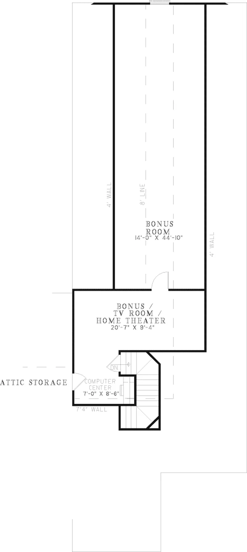 Country House Plan Second Floor - Sutcliffe Traditional Home 055D-0792 - Shop House Plans and More