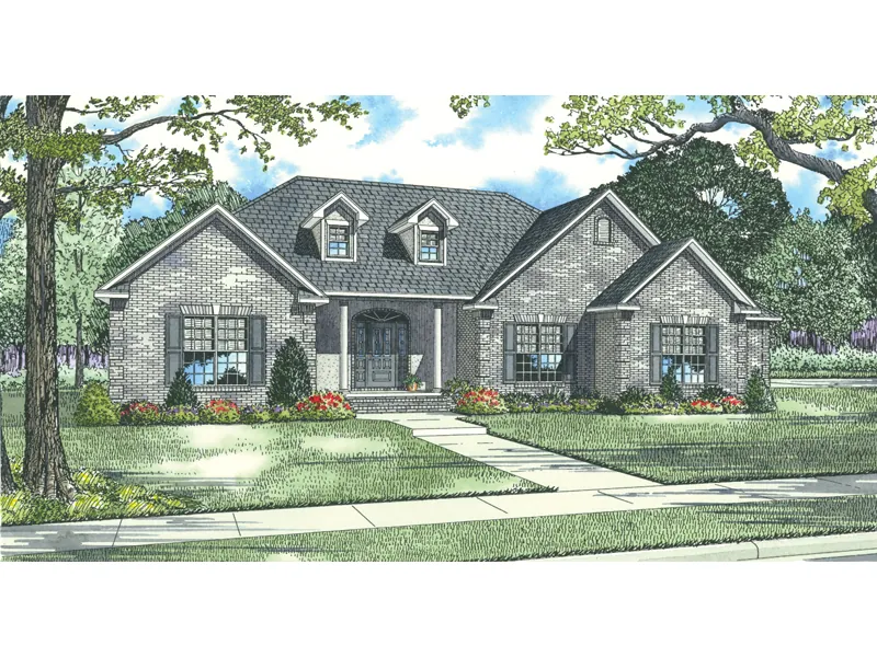 Country House Plan Front Image - Sutcliffe Traditional Home 055D-0792 - Shop House Plans and More