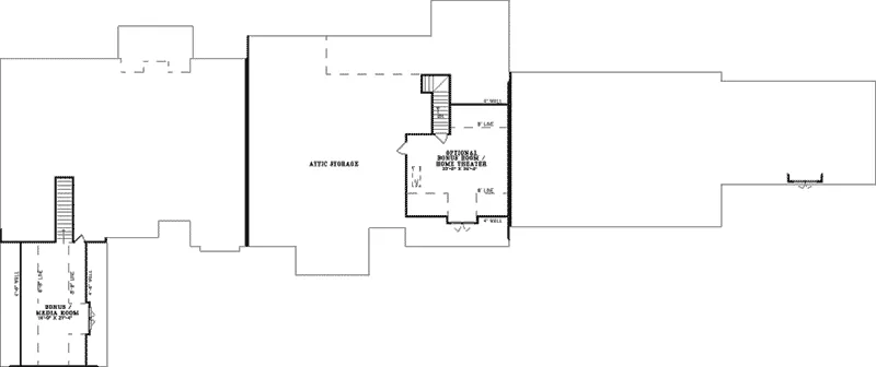 Shingle House Plan Second Floor - Baracoa Rustic Triplex 055D-0812 - Search House Plans and More