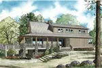 Mountain House Plan Front Image - Kirkland Place Rustic Home 055D-0850 - Search House Plans and More