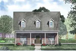 Traditional House Plan Front Image - Foremost Country Home 055D-0871 - Search House Plans and More