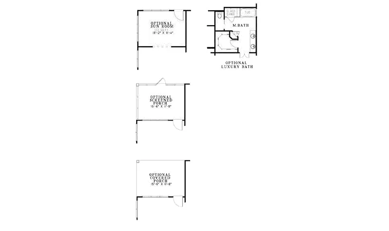 Country House Plan First Floor - Lystone Place Country Home 055D-0873 - Shop House Plans and More