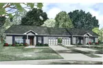 Ranch House Plan Front Image - Carapito Ranch Multi-Family 055D-0875 - Search House Plans and More